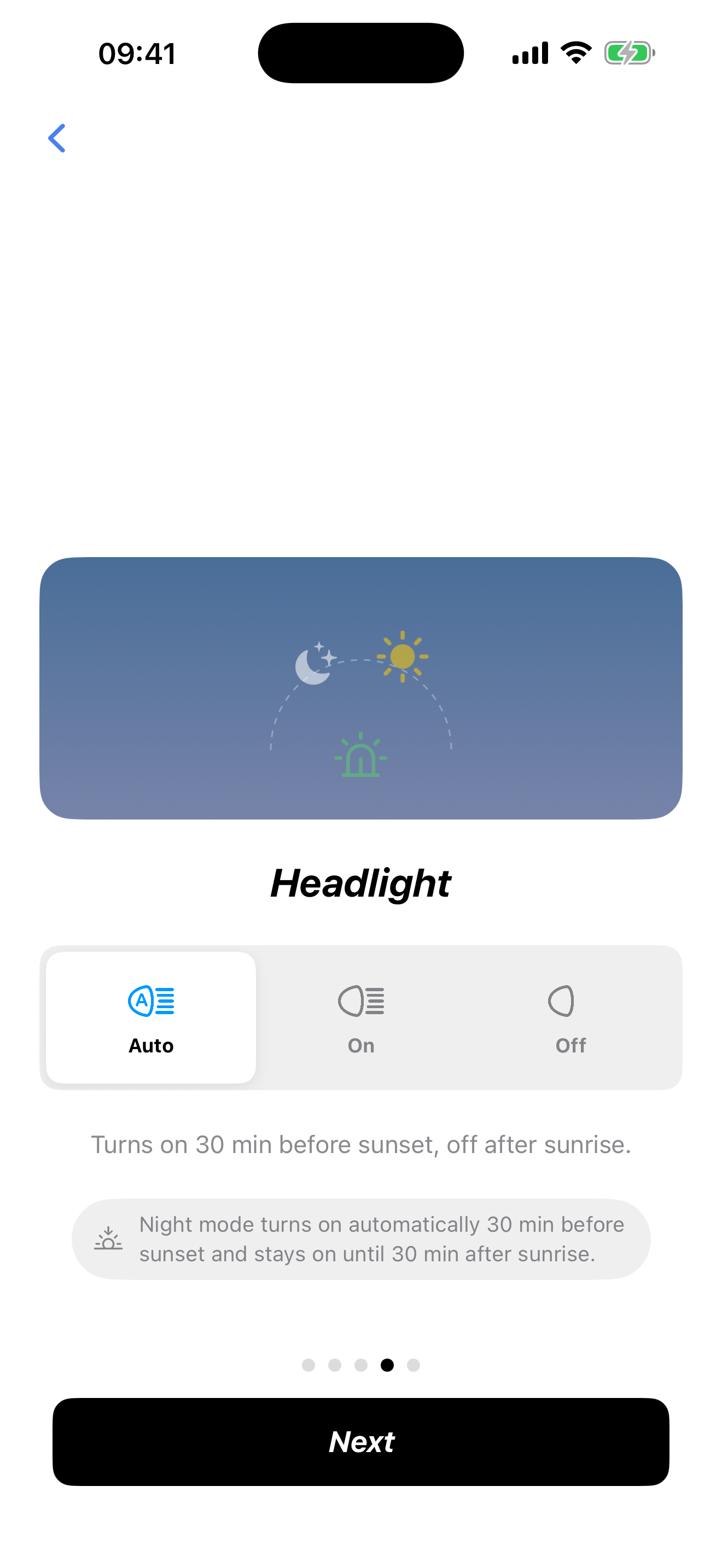 Headlight control